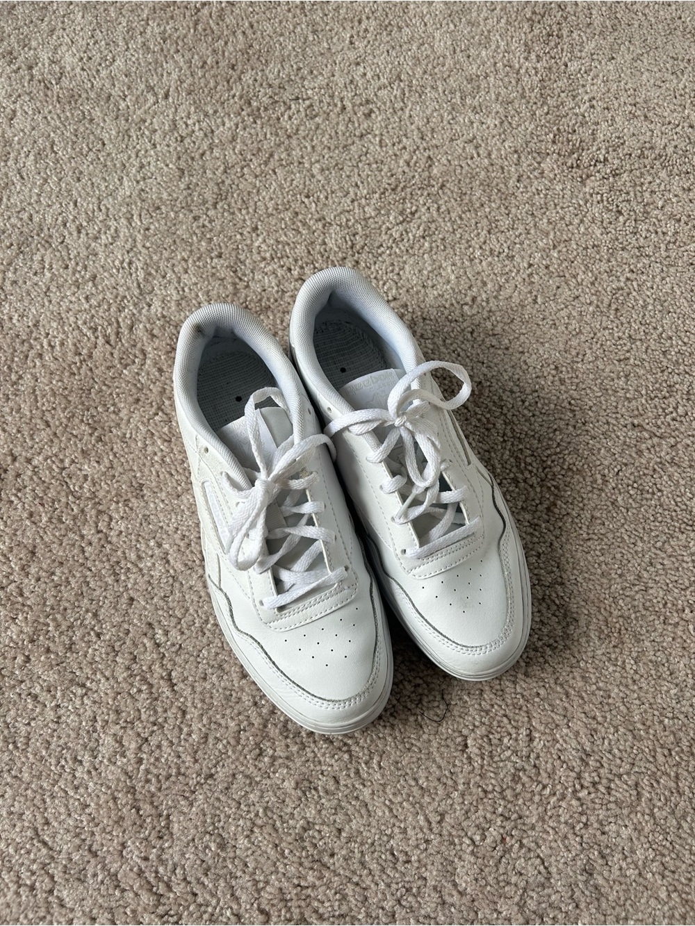 Reebok White Low-Top Sneakers